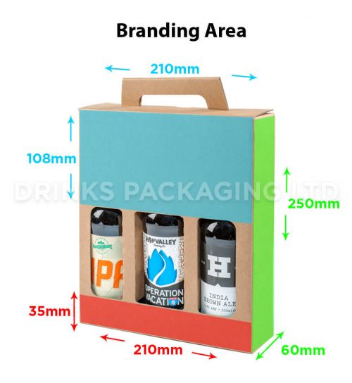 3 Bottle - Gift Box - 330ml | Branding Area