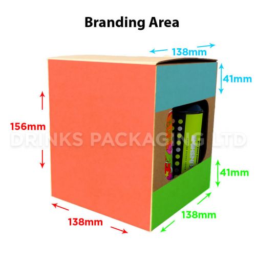 4 Can Cube - Gift Box - 330ml / 440ml | Branding Area